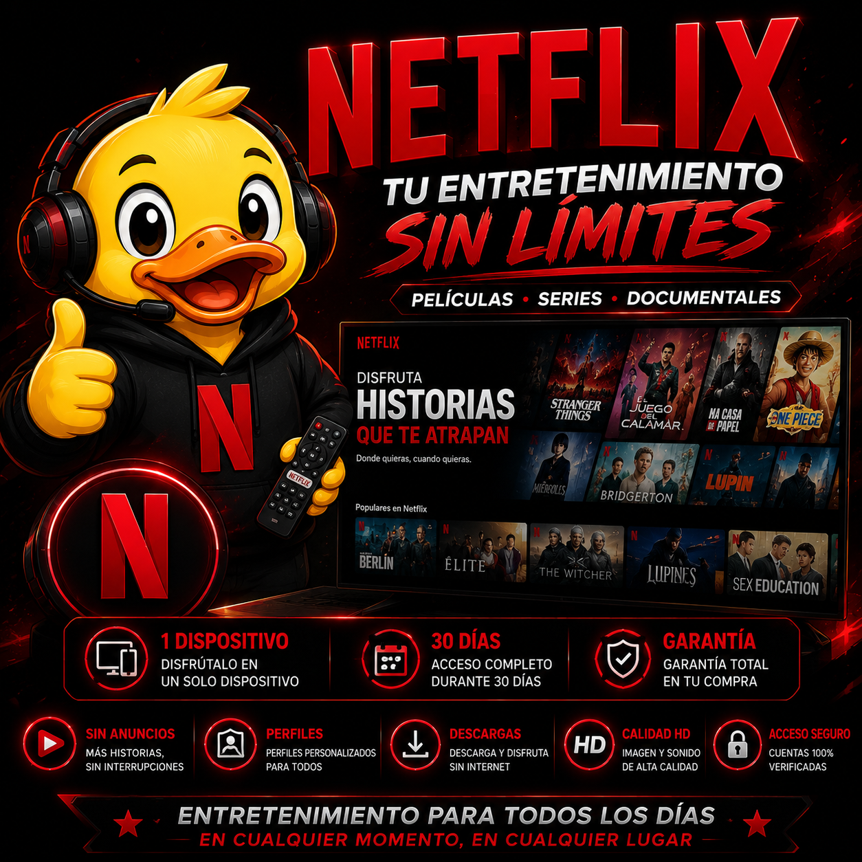 Netflix Premium (Perfil)