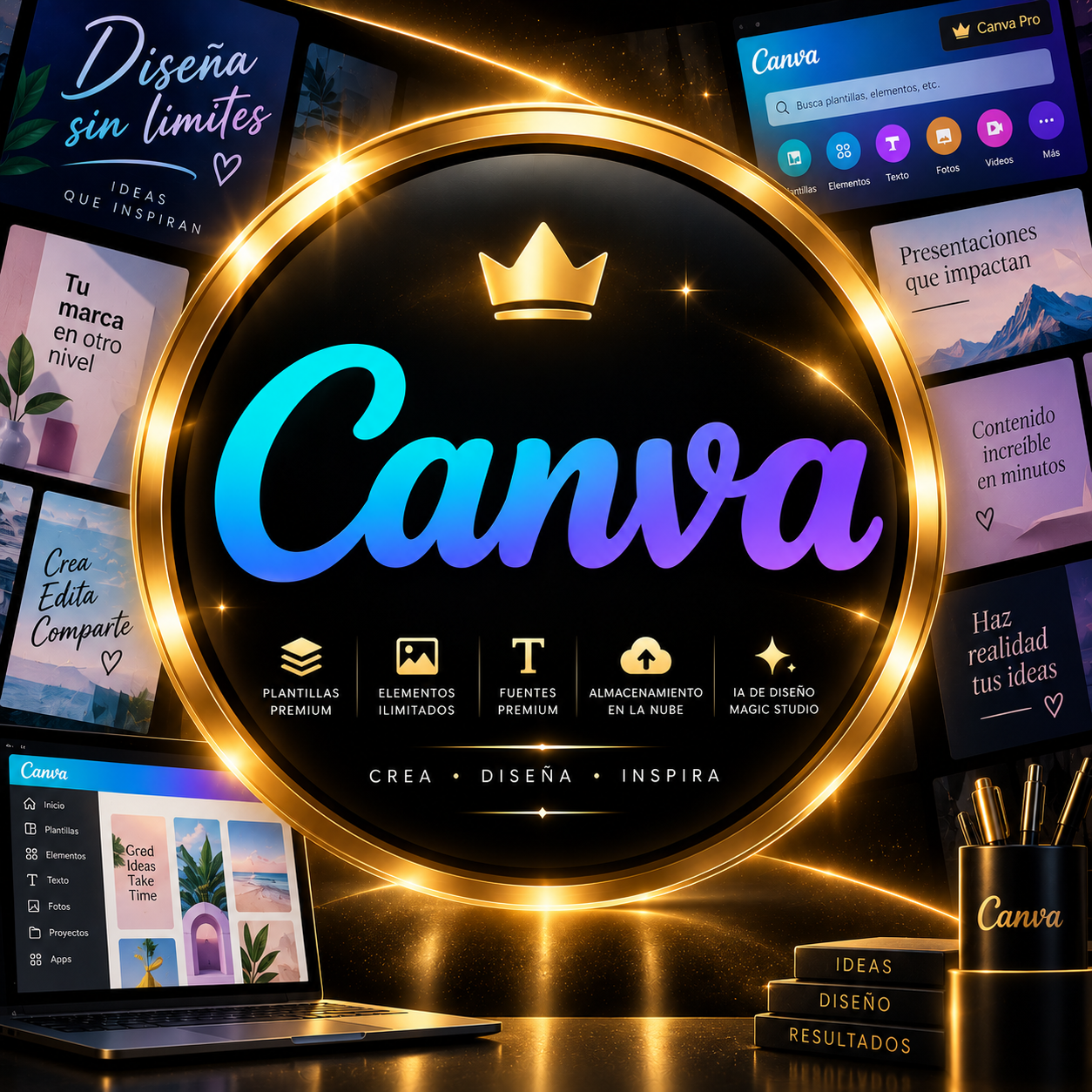 Canva  30 días 1 dispositivo